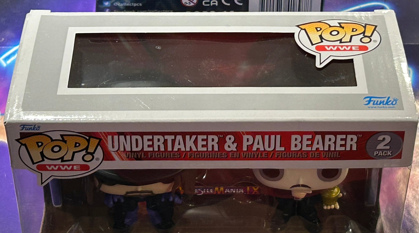 * The Undertaker & Paul Bearer WWE Gamestop Exclusive Funko Pop 2-Pack