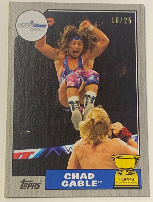Chad Gable 2017 WWE Topps Heritage Topps All Rookie Card #16/25