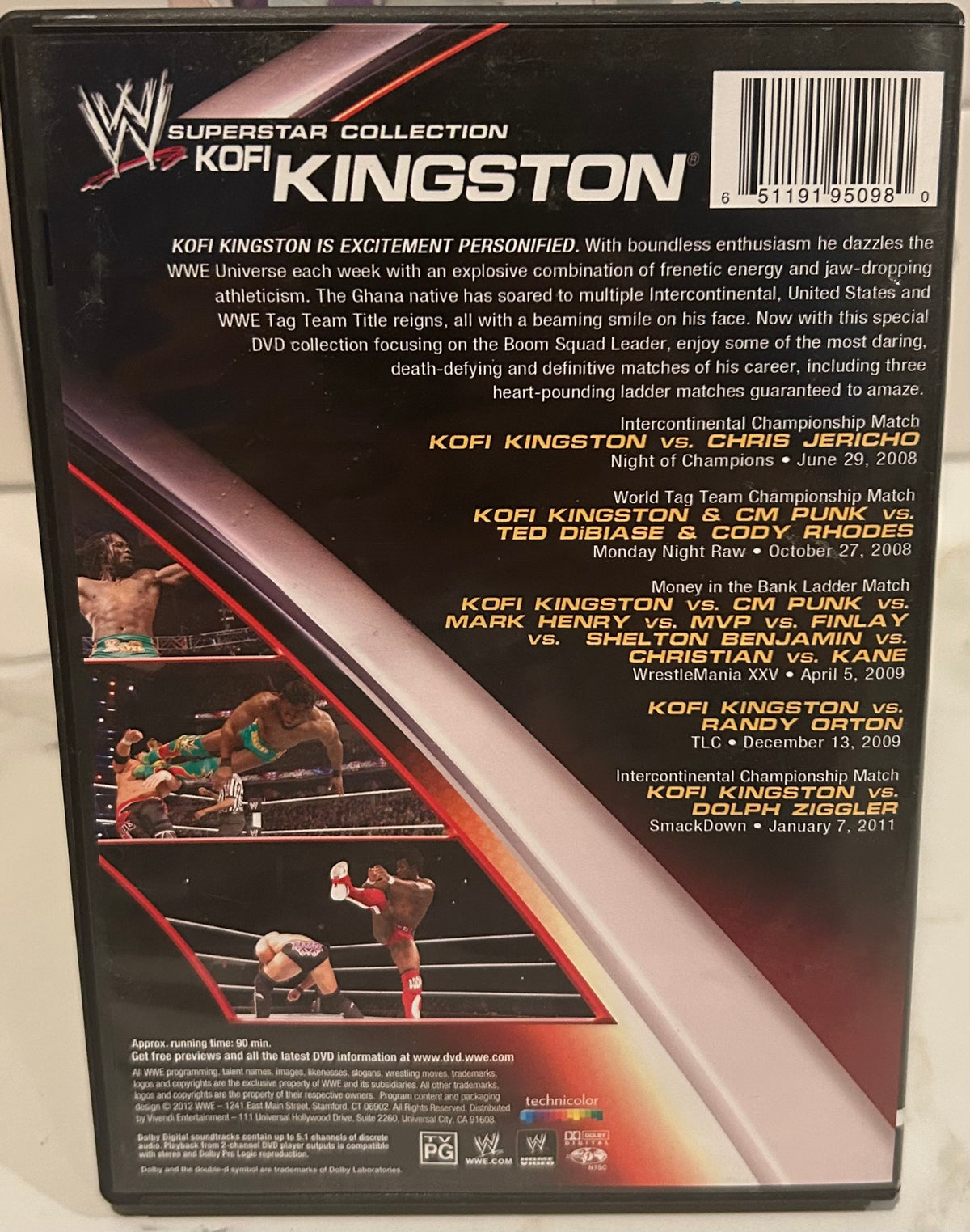 + WWE DVD “Kofi Kingston, Superstars Collection” (Jericho, CM Punk, Cody Rhodes & so much more)