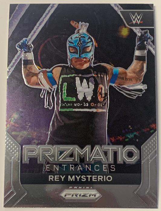 Rey Mysterio 2024 Panini Prizm “Prizmatic Entrances” Insert LWO