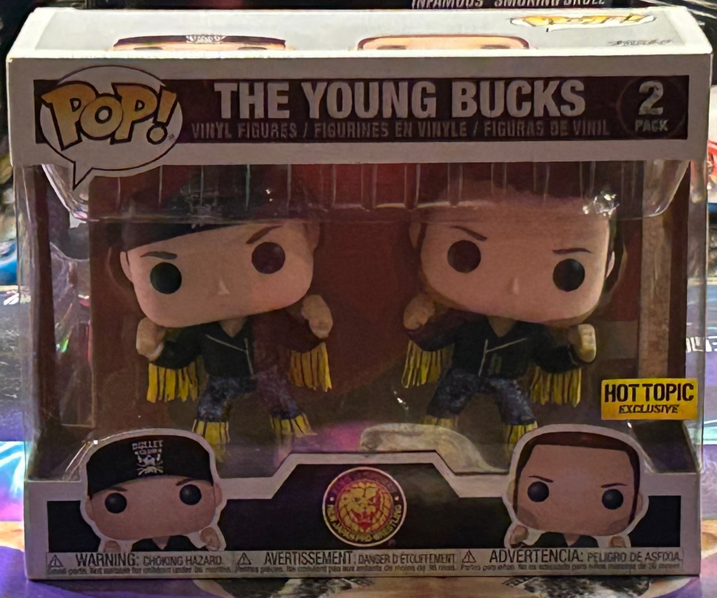 * The Young Bucks NJPW Hot Topic Exclusive Funko Pops