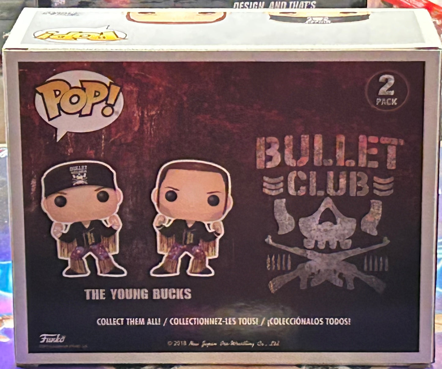 * The Young Bucks NJPW Hot Topic Exclusive Funko Pops