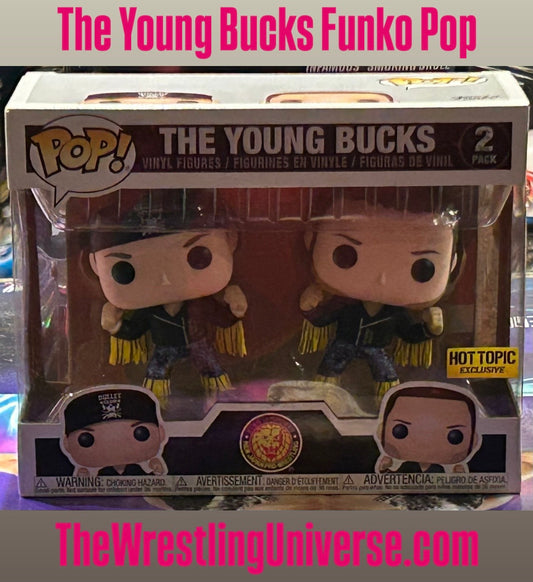 * The Young Bucks NJPW Hot Topic Exclusive Funko Pops