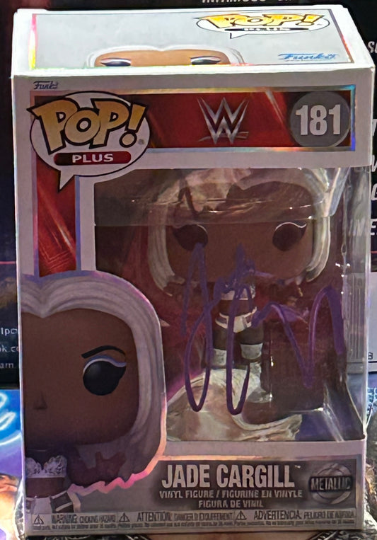 * Jade Cargill SIGNED WWE Funko Pop #181