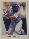 Kirby Puckett 1990 Leaf Card (H.O.F. Legend)