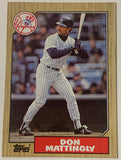 Don Mattingly 1987 Topps Card (Yankees Legend)