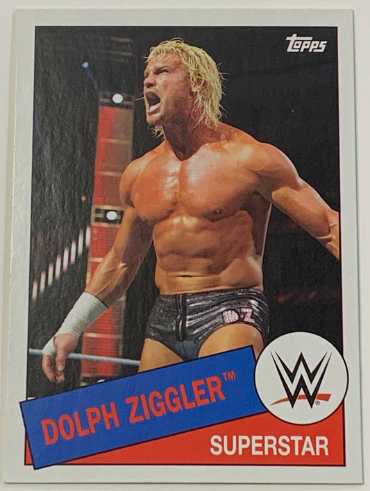 Dolph Ziggler 2015 WWE Topps Heritage Card