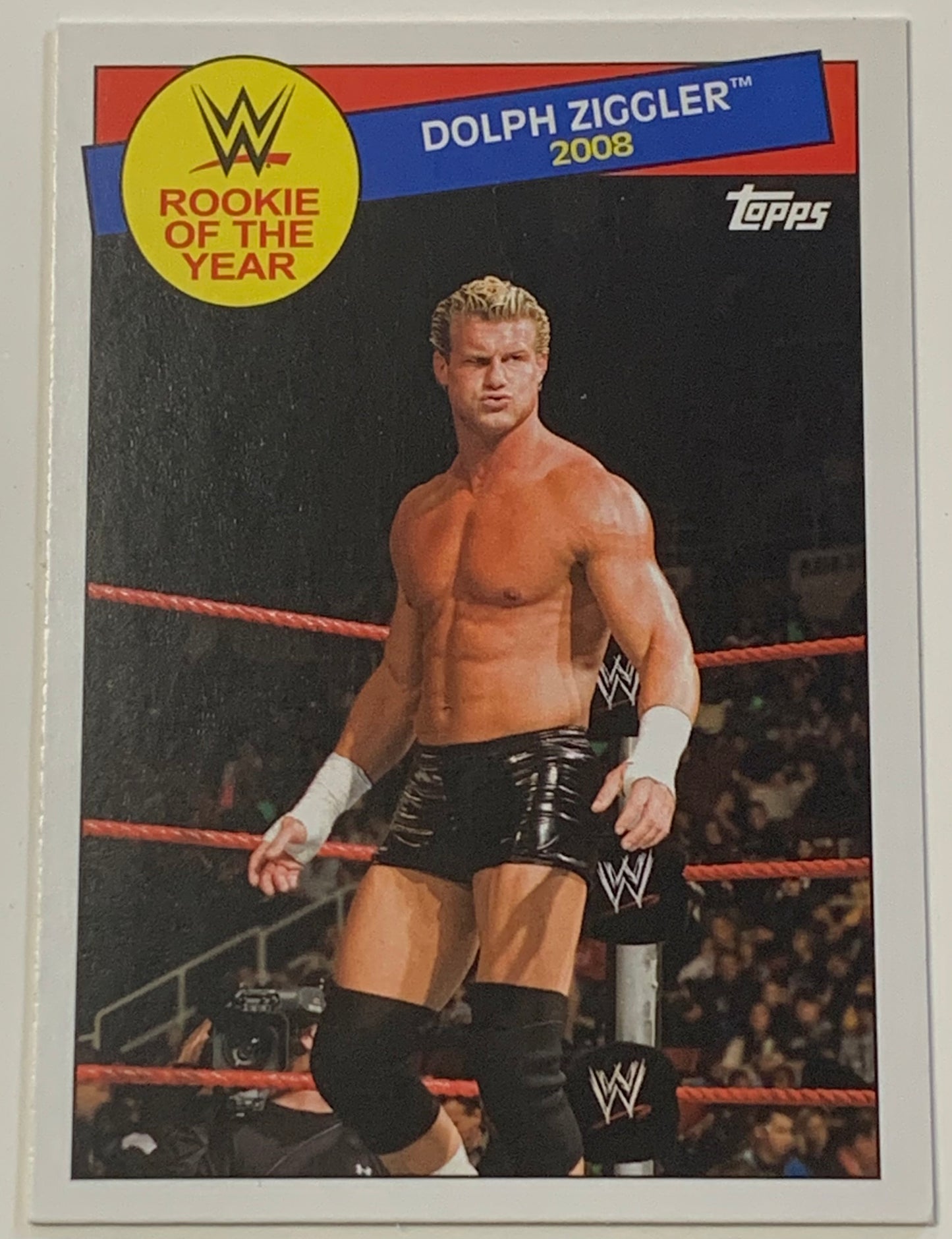Dolph Ziggler 2015 WWE Topps Heritage Rookie of The Year Insert