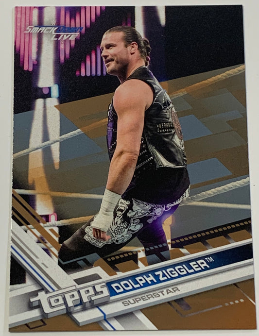 Dolph Ziggler 2017 WWE Topps Bronze Parallel Card