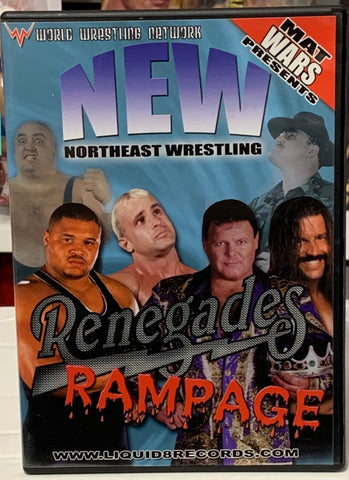 NEW Northeast Wrestling DVD “Renegades Rampage”  (Mick Foley, Candido, Lawler, Kamala, Dusty Rhodes & more)