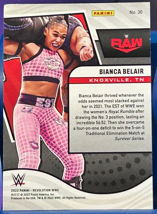 * Bianca Belair 2022 WWE NXT Panini Revolution Card