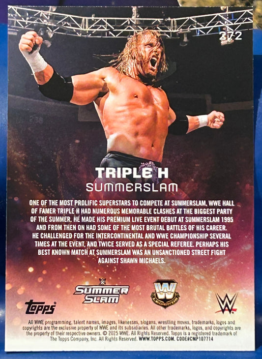 * Triple H WWE 2025 Topps Universe Card