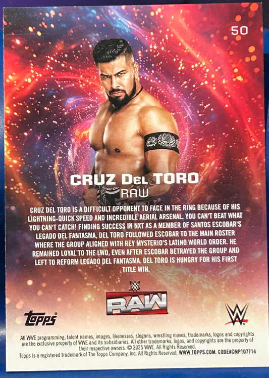 * Cruz Del Toro WWE 2025 Topps Universe Card