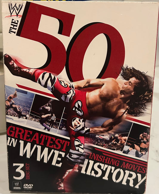 + WWE DVD “The 50 Greatest Finishing Moves in WWE History “ (3-Disc Set)
