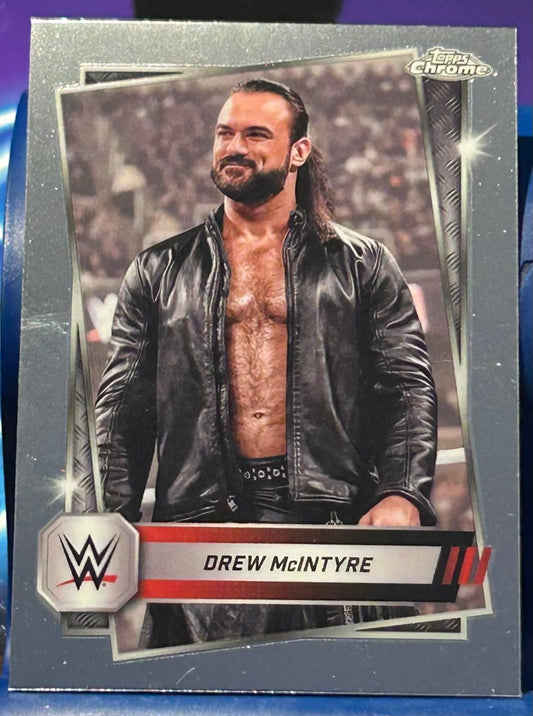 * Drew McIntyre 2025 WWE Topps Chrome Card
