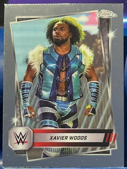 * Xavier Woods 2025 WWE Topps Chrome Card