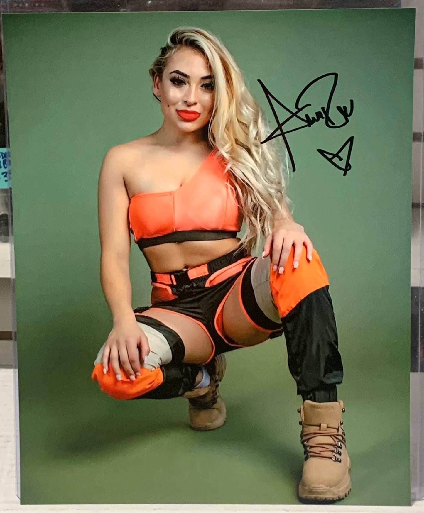 Angelica Risk Signed 8x10 Color Photo (Comes w/COA)