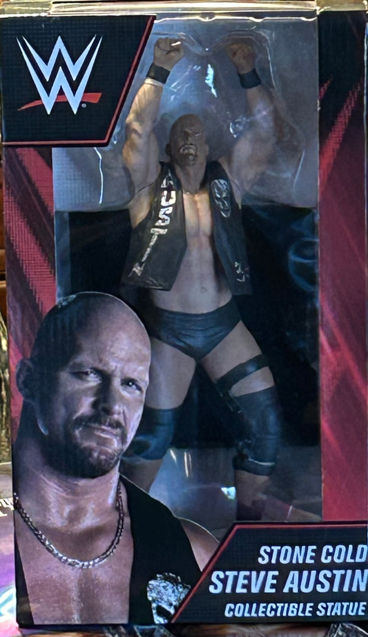 * Stone Cold Steve Austin WWE Collectible Statue (Sealed, Never Opened)