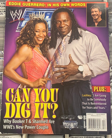 WWE Smackdown Magazine Jan. 2006 Booker T (Double Sided Matt Hardy Poster Inside)