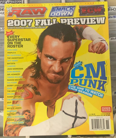 WWE Magazine (RAW, Smackdown, ECW) 2007 CM Punk (Special Issue)