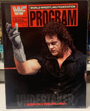 WWF WWE Official Program #193 The Undertaker (Hard To Find)