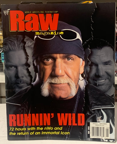 WWE RAW Magazine May 2002 Featuring Hulk Hogan, Kevin Nash & Scott Hall NWO on the Cover!!!