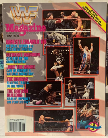 WWF WWE Magazine June 1991 Hulk Hogan, Ultimate Warrior, Andre and much more (Vintage Classic)