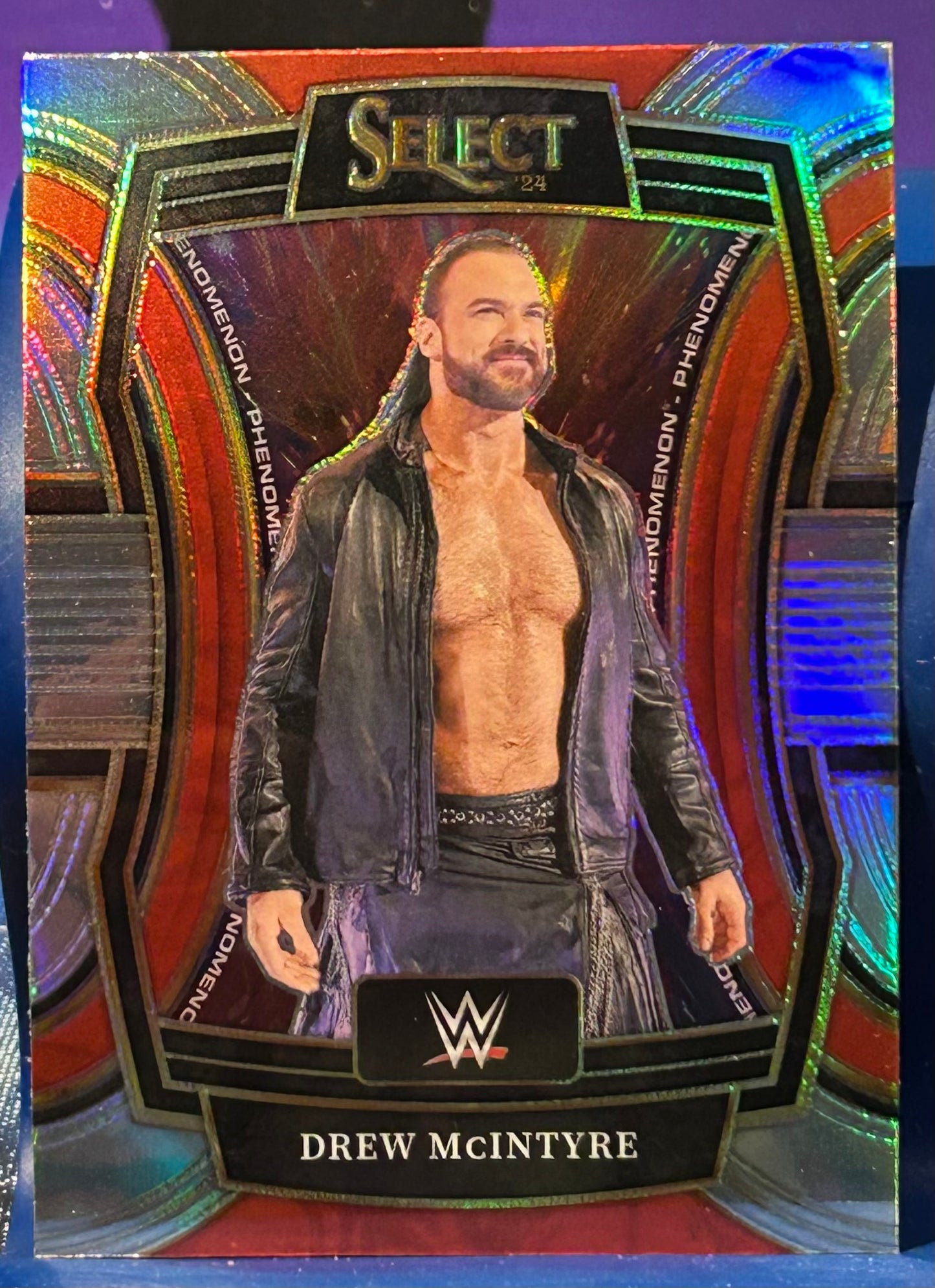 * Drew McIntyre 2024 WWE Panini Select Silver Prizm Refractor Card