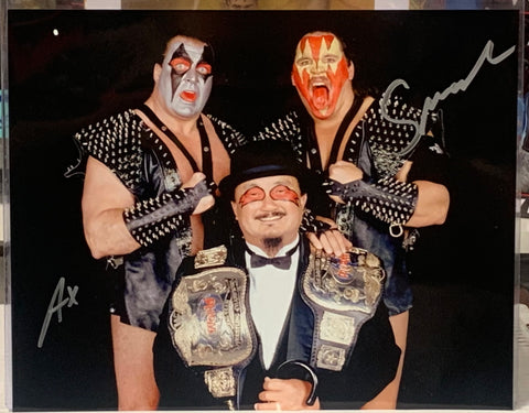 Demolition Ax & Smash Signed 8x10 Color Photo (Comes w/COA)