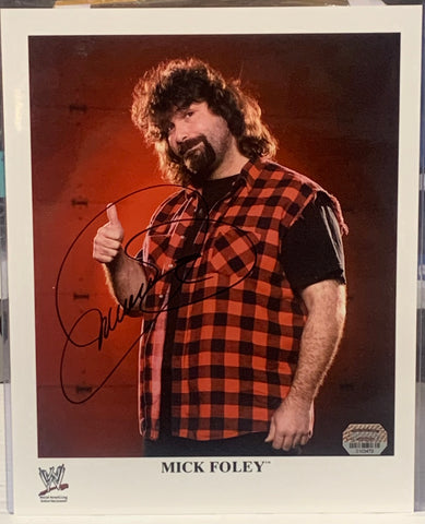 Mick Foley Signed 8x10 Color Photo (Comes w/COA)