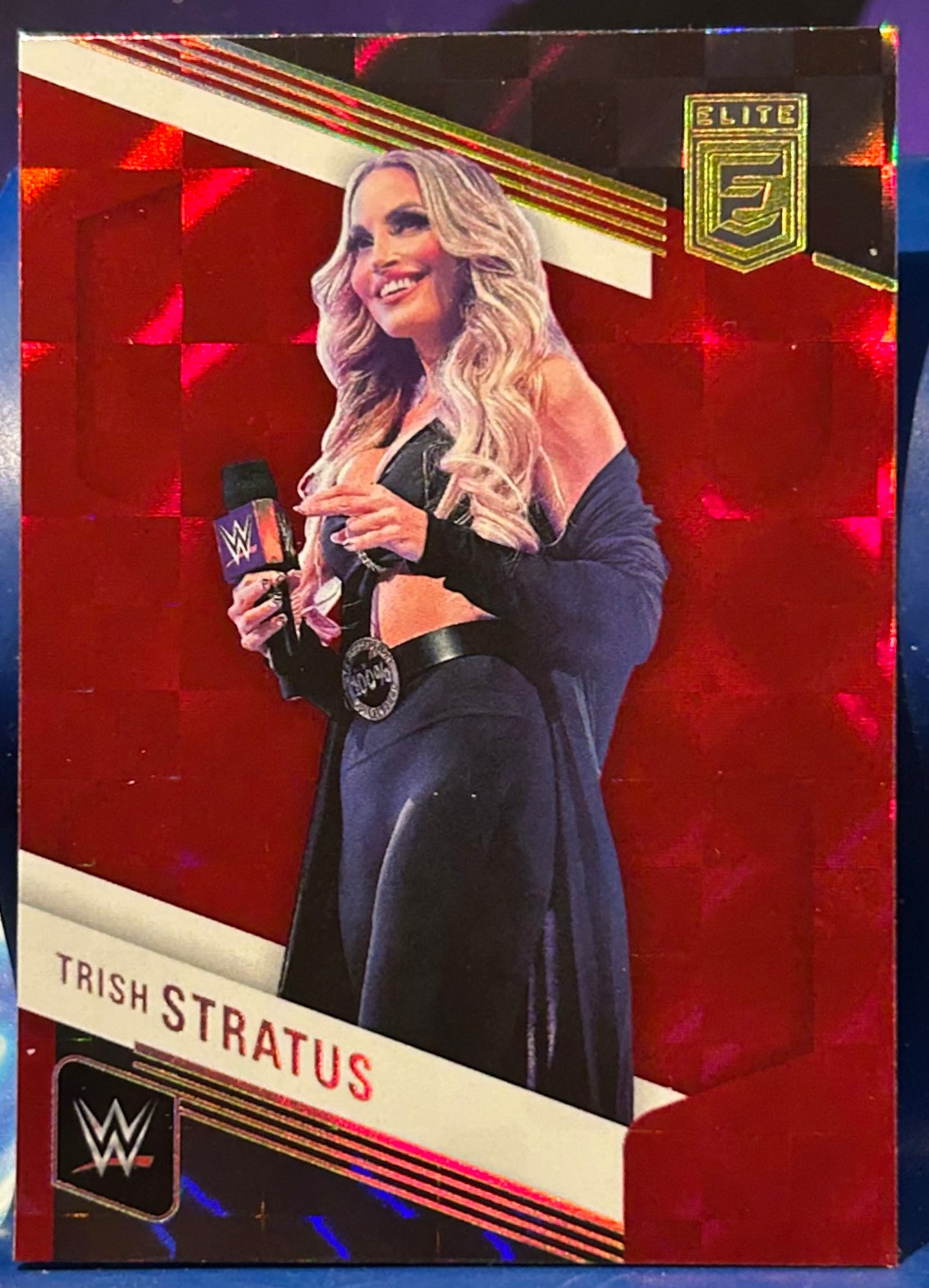 * Trish Stratus 2023 WWE Panini Donruss Elite LEGENDS RED Parallel Card (Beautiful Color)