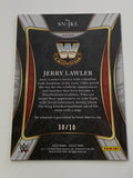 Jerry “The King” Lawler 2022 WWE Select Prizm Gold Auto Card #/10