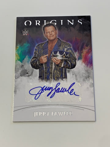 Jerry “The King” Lawler 2022 WWE Chronicles Origins Auto Card