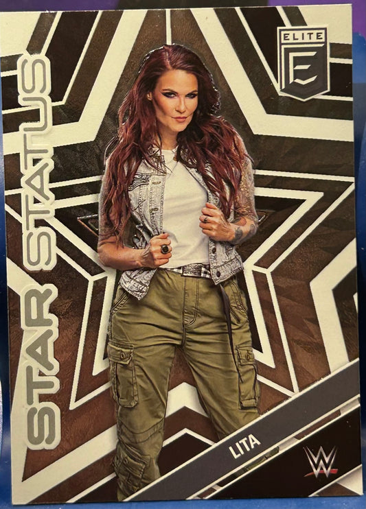 * Lita 2023 WWE Donruss Elite STAR STATUS Insert Card
