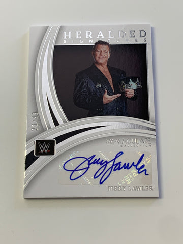 Jerry “The King” Lawler 2022 WWE Immaculate Collection #/99