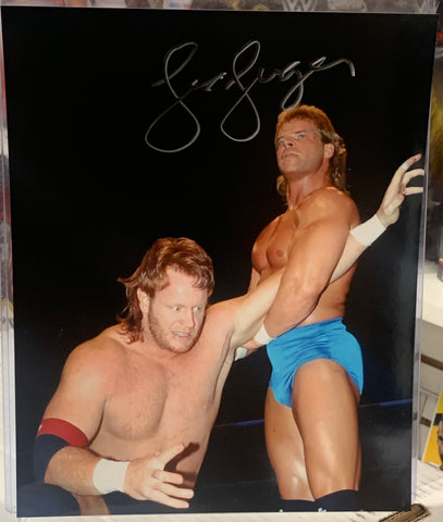 Lex Luger Signed 8x10 Color Photo (Comes w/COA)