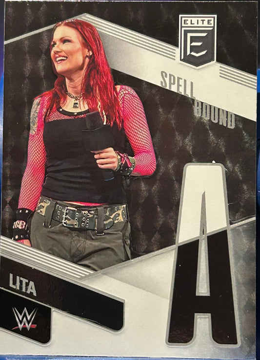 * Lita 2023 WWE Panini Donruss Elite SPELLBOUND “A” Insert Card