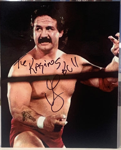 “Raging Bull” Manny Fernandez Signed 8x10 Color Photo (Comes w/COA)