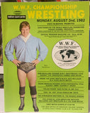 WWF WWE Official MSG Program 8/2/1982 BOB BACKLUND (Vintage Classic Program)