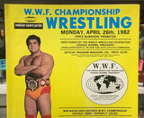 WWF Championship Wrestling Official MSG Program 4/26/1982 PEDRO MORALES