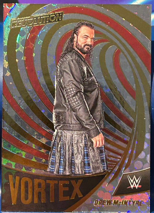 * Drew McIntyre 2022 WWE Panini Revolution VORTEX Insert Card