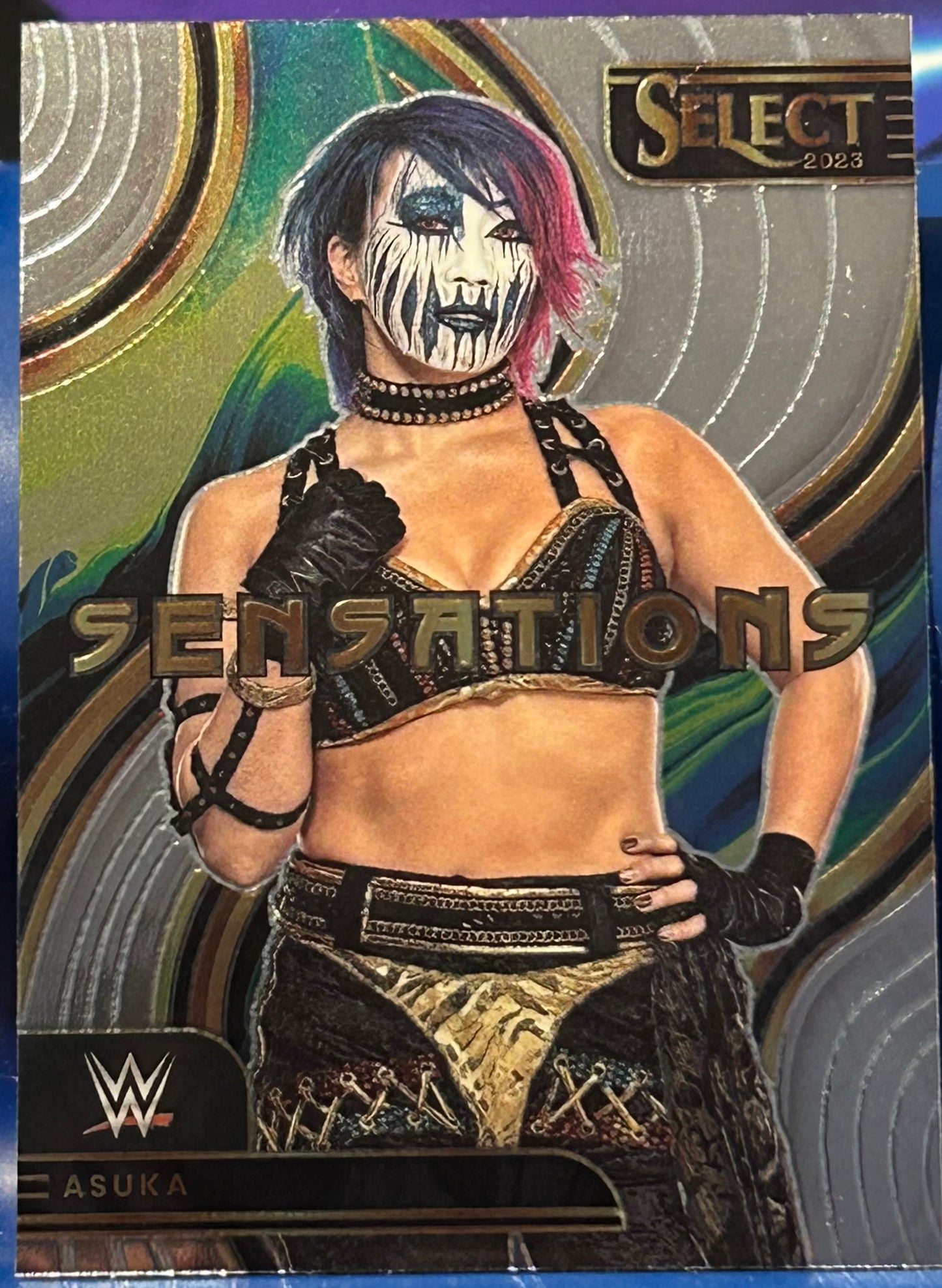 * Asuka 2023 WWE Panini Select “Sensations” Insert Card