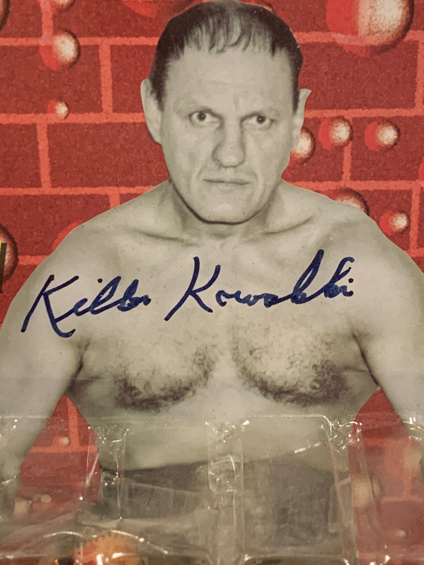 Killer Kowalski Signed “Legends of Professional Wrestling” Figure COA