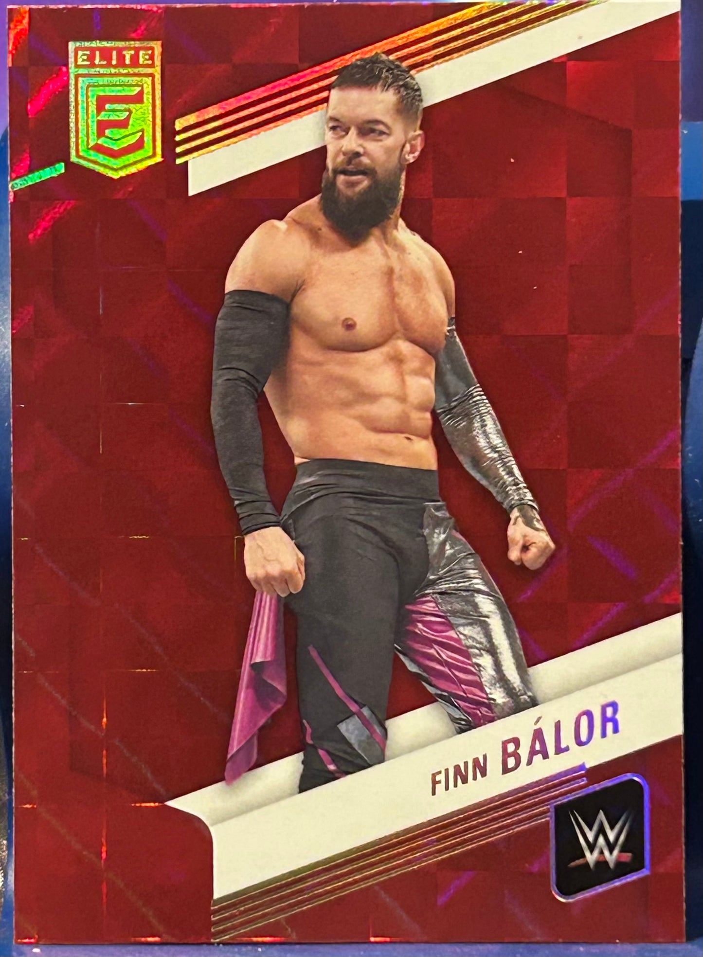 * Finn Balor 2023 Panini Donruss Elite RED PARALLEL Card (Beautiful Color)