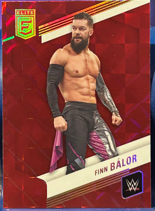 * Finn Balor 2023 Panini Donruss Elite RED PARALLEL Card (Beautiful Color)
