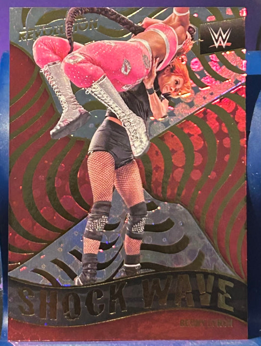 * Becky Lynch 2022 WWE Panini Revolution SHOCK WAVE Insert Cart