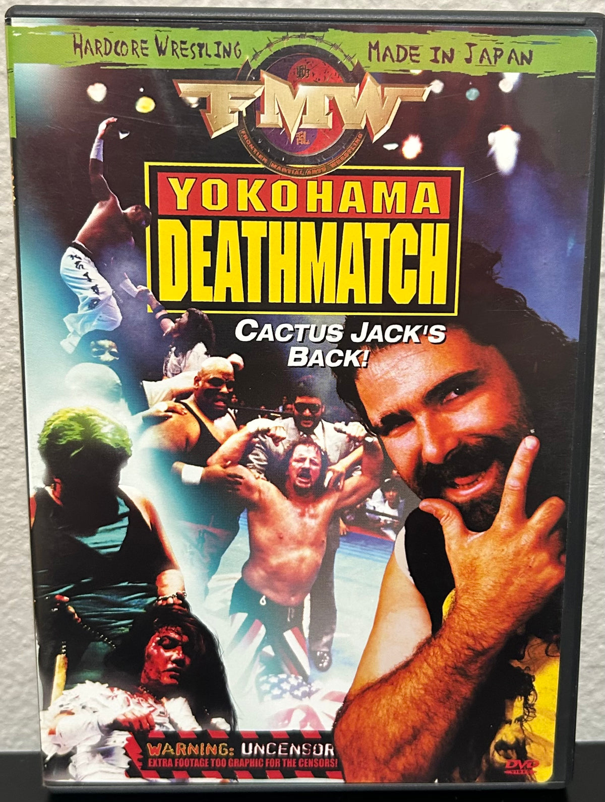 + FMW DVD “Yokohama Deathmatch” (Cactus Jack, Terry Funk & so much more)