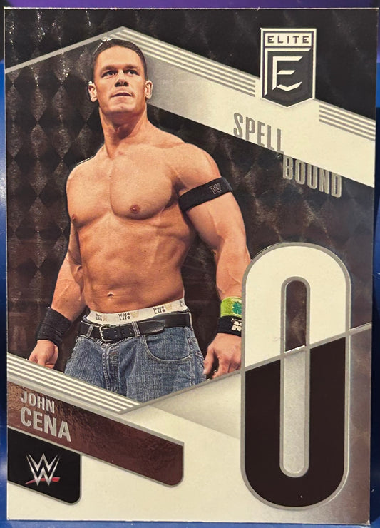 * John Cena 2023 WWE Panini Donruss Elite SPELLBOUND “O” Insert Card