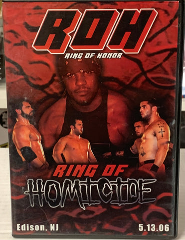 ROH Ring of Honor DVD “Ring of Homicide” 5/13/06 Samoa Joe, Necro Butcher, Briscoes, Danielson & so much more)