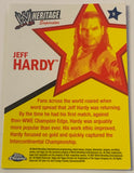 Jeff Hardy 2007 WWE Topps Chrome Heritage Card (The Hardy boyz)